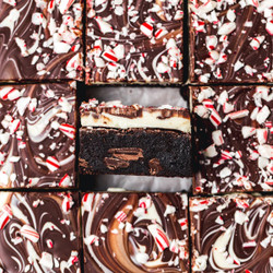 Peppermint Bark Brownies