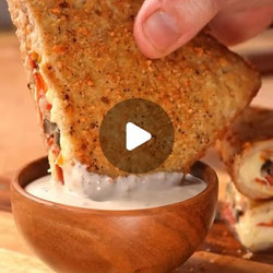 Low Carb Chicken Crust Calzone