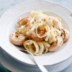 Shrimp Fettuccine Alfredo