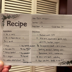Apple Muffins