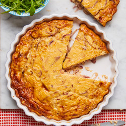 Caramelised Onion Quiche | Slimming &amp; Weight Watchers Friendly