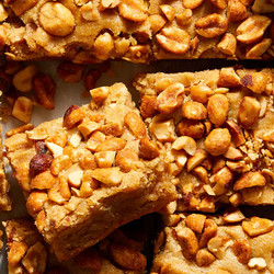 Honey Peanut Blondies