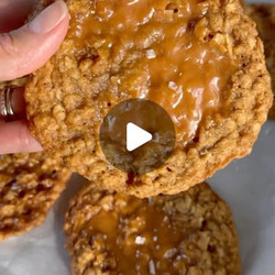 Salted Caramel Oatmeal Cookies