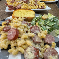 Smoked Sausage Alfredo Pasta