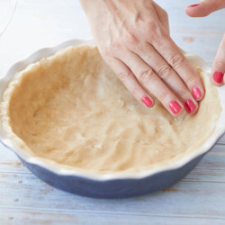 Simple Pie Crust (no Roll, 5 Mins)