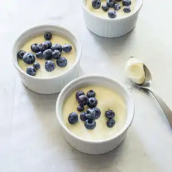 Lemon Posset With Berries