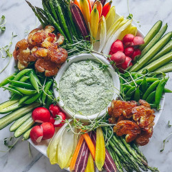 Greek Goddess Dip With Vegetable Crudité