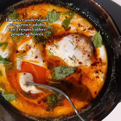 Turkish Eggs Or Cilbir