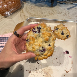 Maddie's Blueberry Biscuits