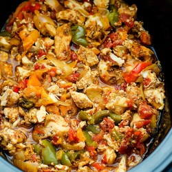 Crock Pot Chicken Fajitas