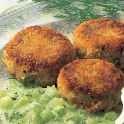 Delia's Salmon Fishcakes With Cucumber And Dill Sauce