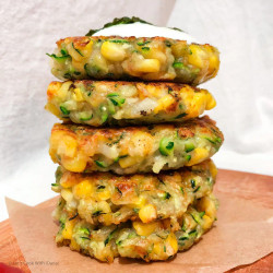 Corn And Courgette Fritters