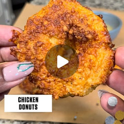 Parmesan Chicken Donuts