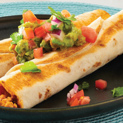 Cottage Cheese Queso Chicken Rolls