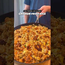 Macro-friendly, High Protein Chicken Fried Rice