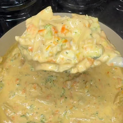 Broccoli Cheddar Lasagna Soup