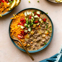 Easy Cheeseburger Soup
