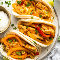 Crockpot Chicken Fajitas