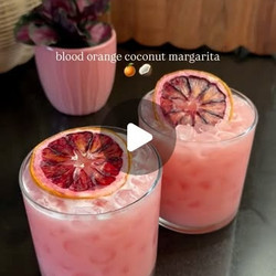 Blood Orange Coconut Margarita