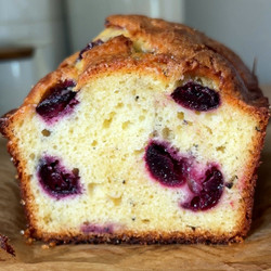 Easy Cherry And Cacao Nib Cake