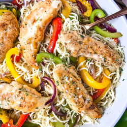 Copycat Olive Garden Chicken Scampi Recipe