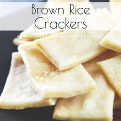 Brown Rice Cracker Recipe