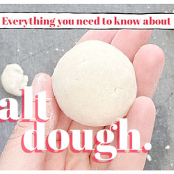 Playdoh like Salt Dough Recipe NOT food