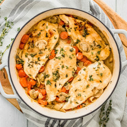 Dutch Oven Chicken Breast And Vegetables