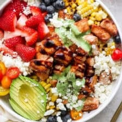 Summer Salmon Rice Bowl