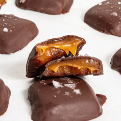 Dark Chocolate-covered Salted Caramels Recipe