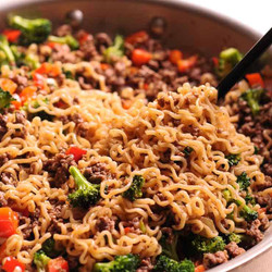 Healthy Beef Ramen Noodles
