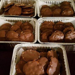 Homemade Turtle Candy With Pecans And Caramel