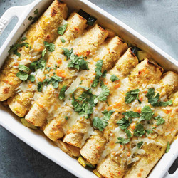 25-minute Chicken &amp; Veggie Enchiladas