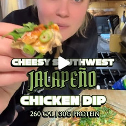 Cheesy Southwest Jalapeno Chicken Dip