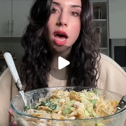 Chicken Caesar Protein Pasta Salad