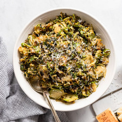 15-minute Sauteed Shredded Brussels Sprouts