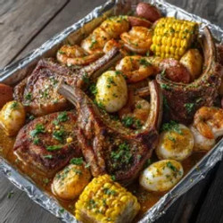 Lamb Chop Seafood Boil