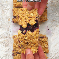 Blueberry Oat Bars