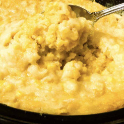 Vegan Slow Cooker Creamed Corn Casserole