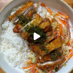 Crispy Chicken Thighs With Ginger-scallion Oil