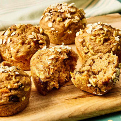 High-protein Morning Glory Muffins