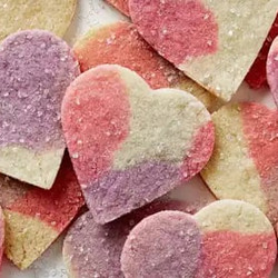 Marbled Heart Sugar Cookie Cutouts