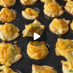 Mini Cheese And Broccoli Tartlets