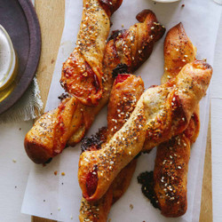 Pizza Stuffed Breadsticks