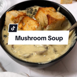 Creamy Vegan Mushroom Soup
