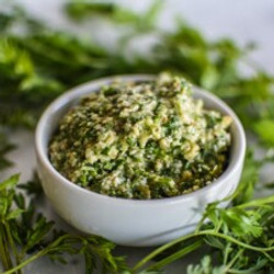 Carrot Tops Pesto