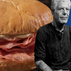 Anthony Bourdain's 5-ingredient Mortadella Sandwich