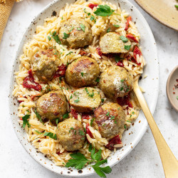 20-minute Baked Pesto Chicken Meatballs (family Favorite!)
