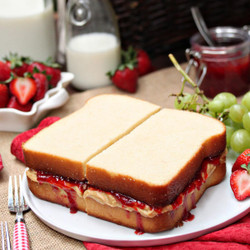 Peanut Butter And Jelly Sandwich Cake
