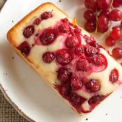 Fresh Red Currant Yogurt Cakes